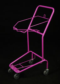 Professional Fashionable 4 Wheeled Shopping Trolley , Foldable Shopping Cart