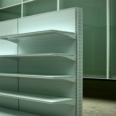 Assembled Grocery Retail Shelf Fixtures for Stores and Supermarkets