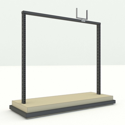 Portant à vêtements modulaire, capacité 60 kg, pour magasins de détail